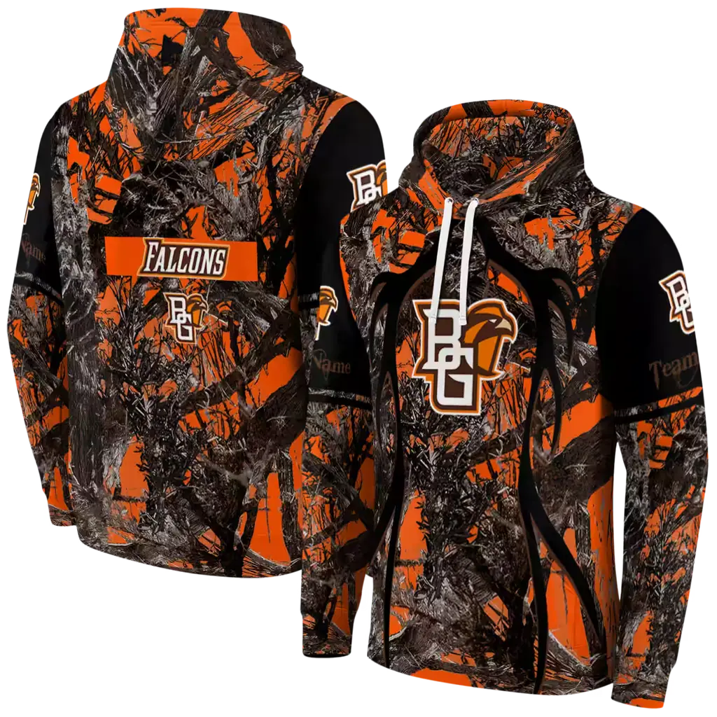 custom bowling green falcons hunting theme orange black hoodie fashion forward custom bowling green falcons hunting theme orange black hoodie fashion forward