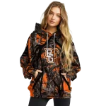 custom bowling green falcons hunting theme orange black hoodie best selling