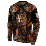 custom bowling green falcons hunting theme orange black hoodie best selling