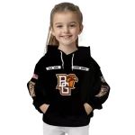 custom bowling green falcons punisher skull black hoodie best selling