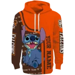 custom bowling green falcons stitch orange hoodie best selling