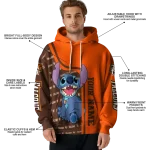 custom bowling green falcons stitch orange hoodie best selling