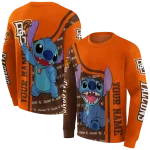 custom bowling green falcons stitch orange hoodie best selling