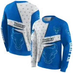 custom buffalo bulls abstract shape royal blue hoodie best selling