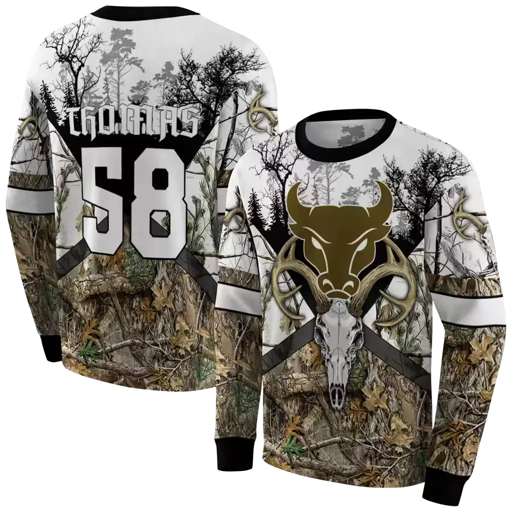 custom buffalo bulls forest silhouette hoodie premium grade custom buffalo bulls forest silhouette hoodie premium grade