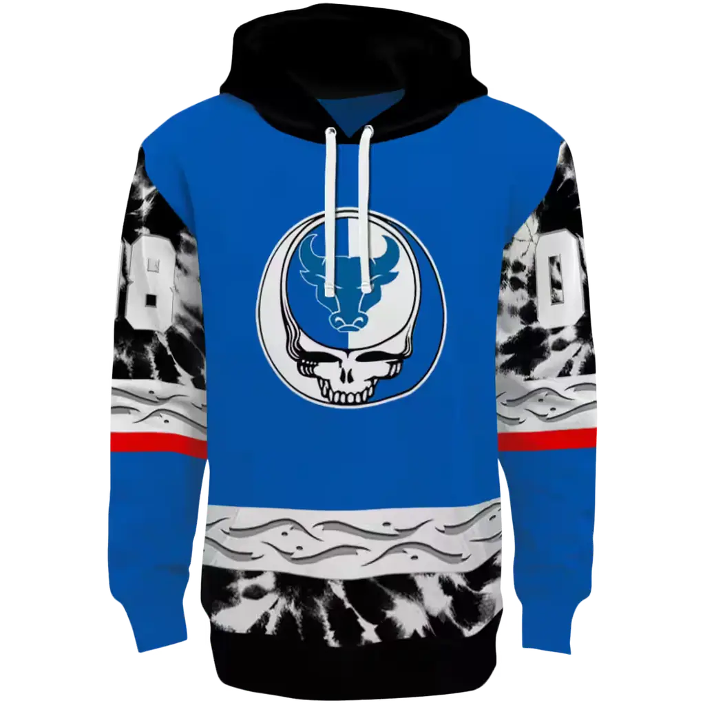 custom buffalo bulls grateful vibes royal blue hoodie best selling custom buffalo bulls grateful vibes royal blue hoodie best selling