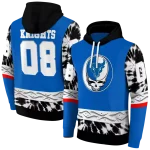 custom buffalo bulls grateful vibes royal blue hoodie best selling