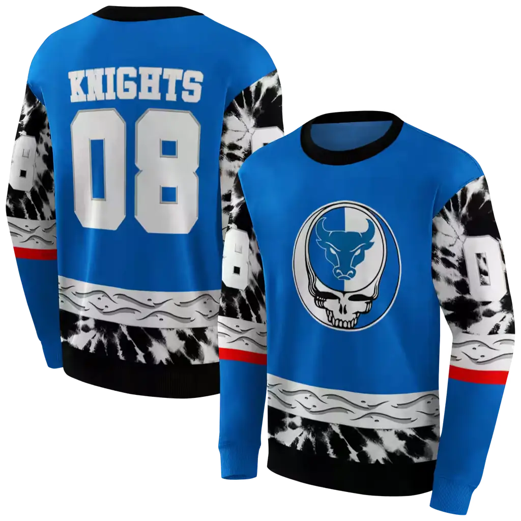 custom buffalo bulls grateful vibes royal blue hoodie premium grade custom buffalo bulls grateful vibes royal blue hoodie premium grade