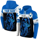 custom buffalo bulls grim reaper royal blue black hoodie best selling