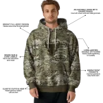 custom buffalo bulls military style hoodie best selling