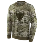 custom buffalo bulls military style hoodie best selling