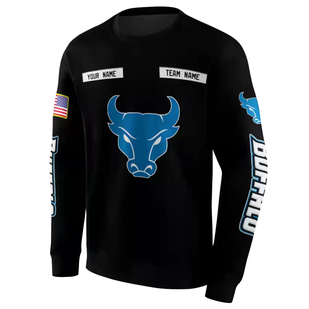 custom buffalo bulls punisher skull black hoodie new arrival custom buffalo bulls punisher skull black hoodie new arrival