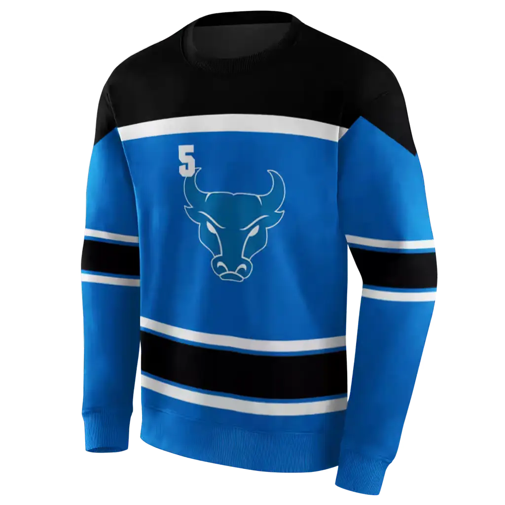 custom buffalo bulls striped pattern royal blue hoodie new arrival custom buffalo bulls striped pattern royal blue hoodie new arrival