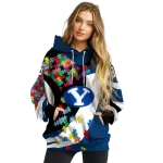 custom byu cougars puzzle pieces blue hoodie best selling