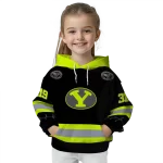 custom byu cougars safety motif black neon green hoodie best selling