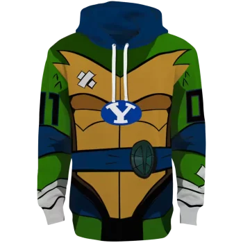 custom byu cougars superhero armor blue green hoodie best selling