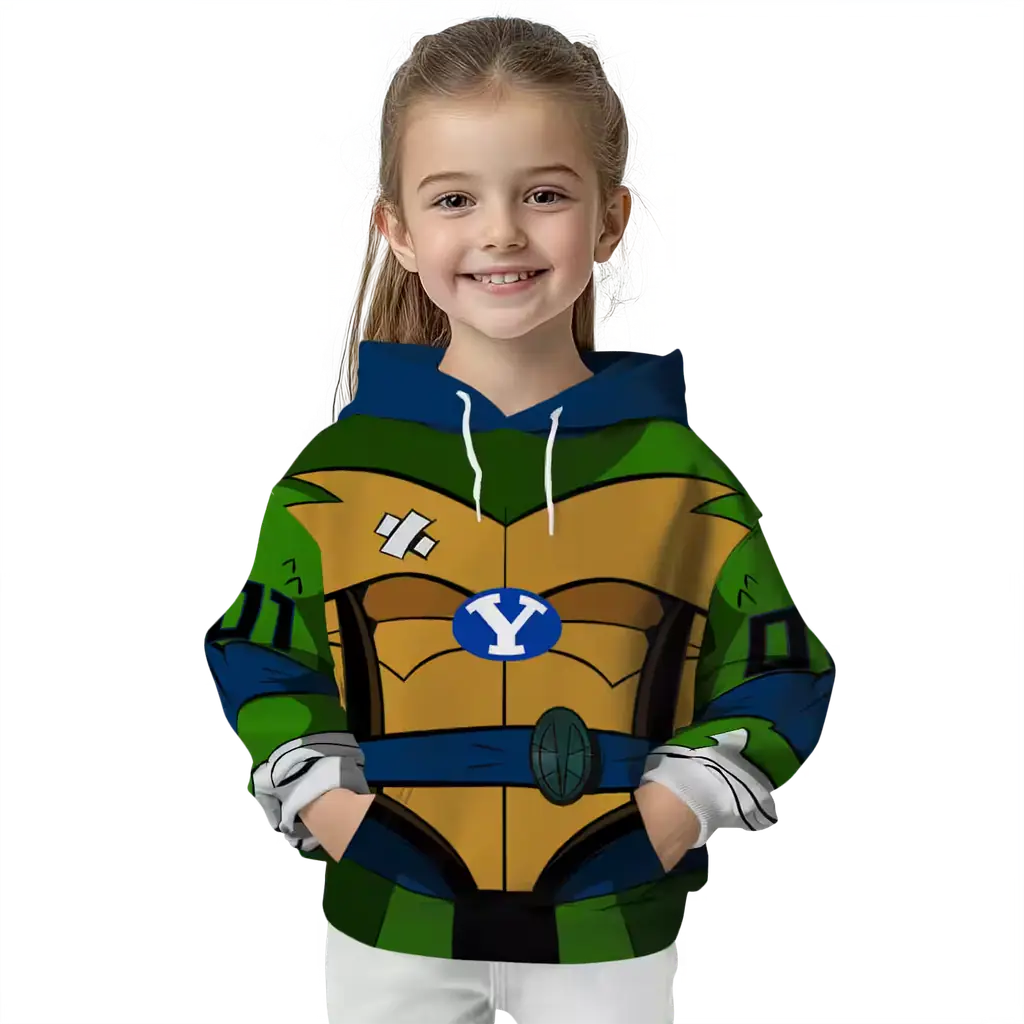 custom byu cougars superhero armor blue green hoodie top rated custom byu cougars superhero armor blue green hoodie top rated