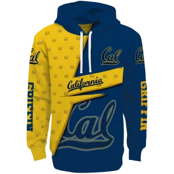 custom california golden bears abstract shape blue hoodie best selling