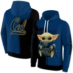 custom california golden bears baby yoda blue black hoodie best selling