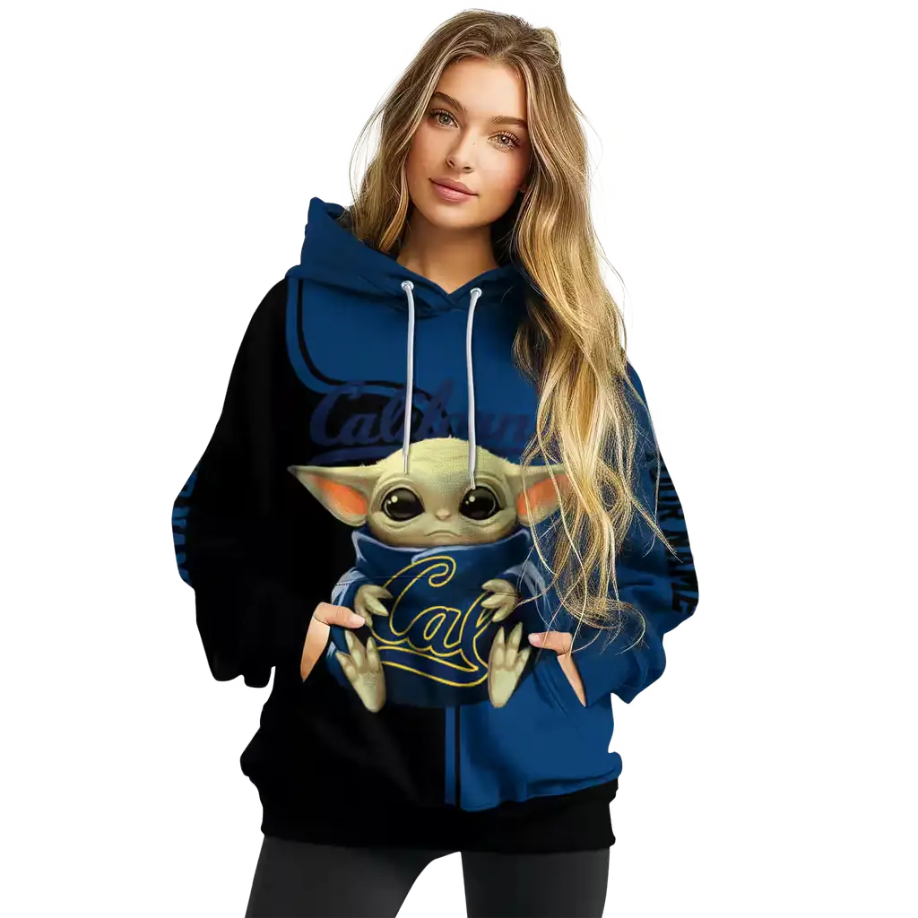 custom california golden bears baby yoda blue black hoodie high quality custom california golden bears baby yoda blue black hoodie high quality