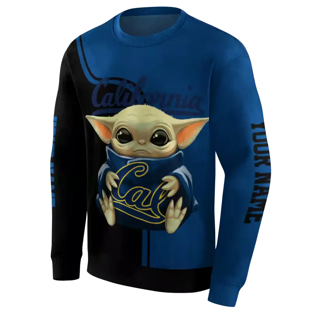 custom california golden bears baby yoda blue black hoodie new arrival custom california golden bears baby yoda blue black hoodie new arrival