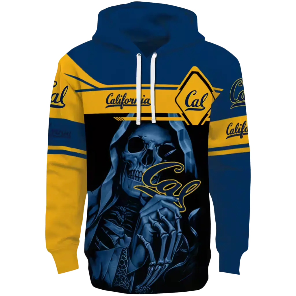 custom california golden bears grim reaper blue black hoodie best selling custom california golden bears grim reaper blue black hoodie best selling