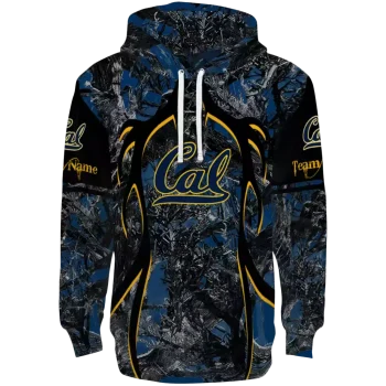 custom california golden bears hunting theme blue black hoodie best selling