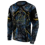 custom california golden bears hunting theme blue black hoodie best selling