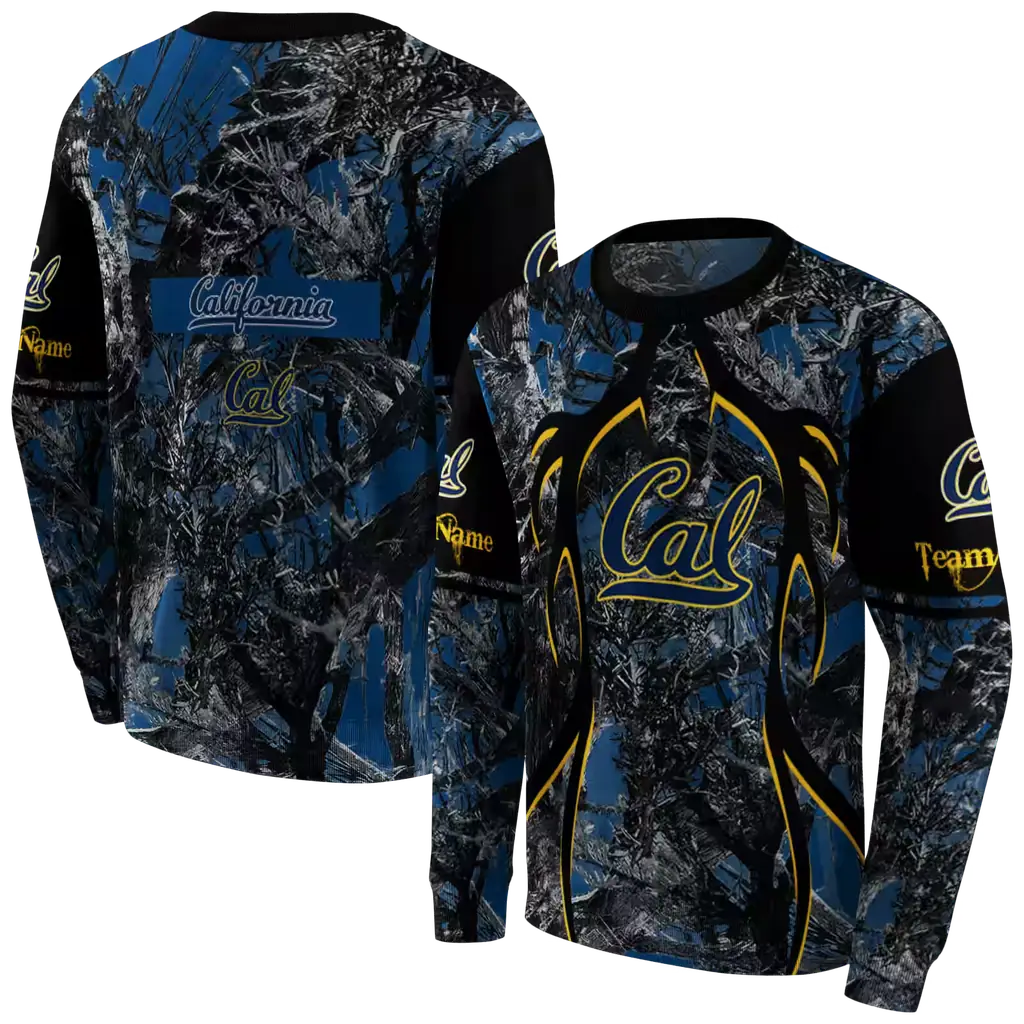 custom california golden bears hunting theme blue black hoodie premium grade custom california golden bears hunting theme blue black hoodie premium grade