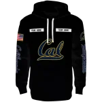custom california golden bears punisher skull black hoodie best selling