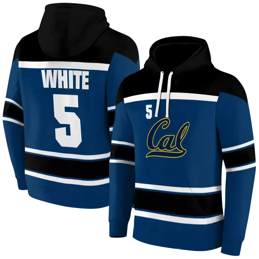 custom california golden bears striped pattern blue hoodie fashion forward custom california golden bears striped pattern blue hoodie fashion forward