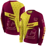 custom central michigan chippewas abstract shape maroon hoodie best selling