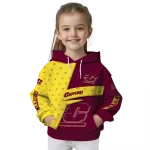 custom central michigan chippewas abstract shape maroon hoodie best selling