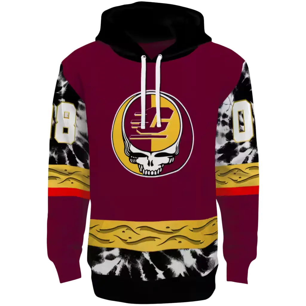 custom central michigan chippewas grateful vibes maroon hoodie best selling custom central michigan chippewas grateful vibes maroon hoodie best selling