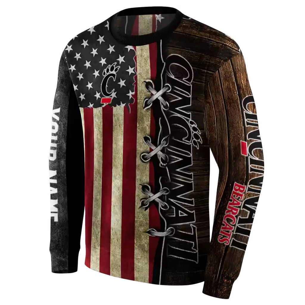 custom cincinnati bearcats american pride hoodie new arrival custom cincinnati bearcats american pride hoodie new arrival