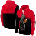 custom cincinnati bearcats baby groot red black hoodie best selling