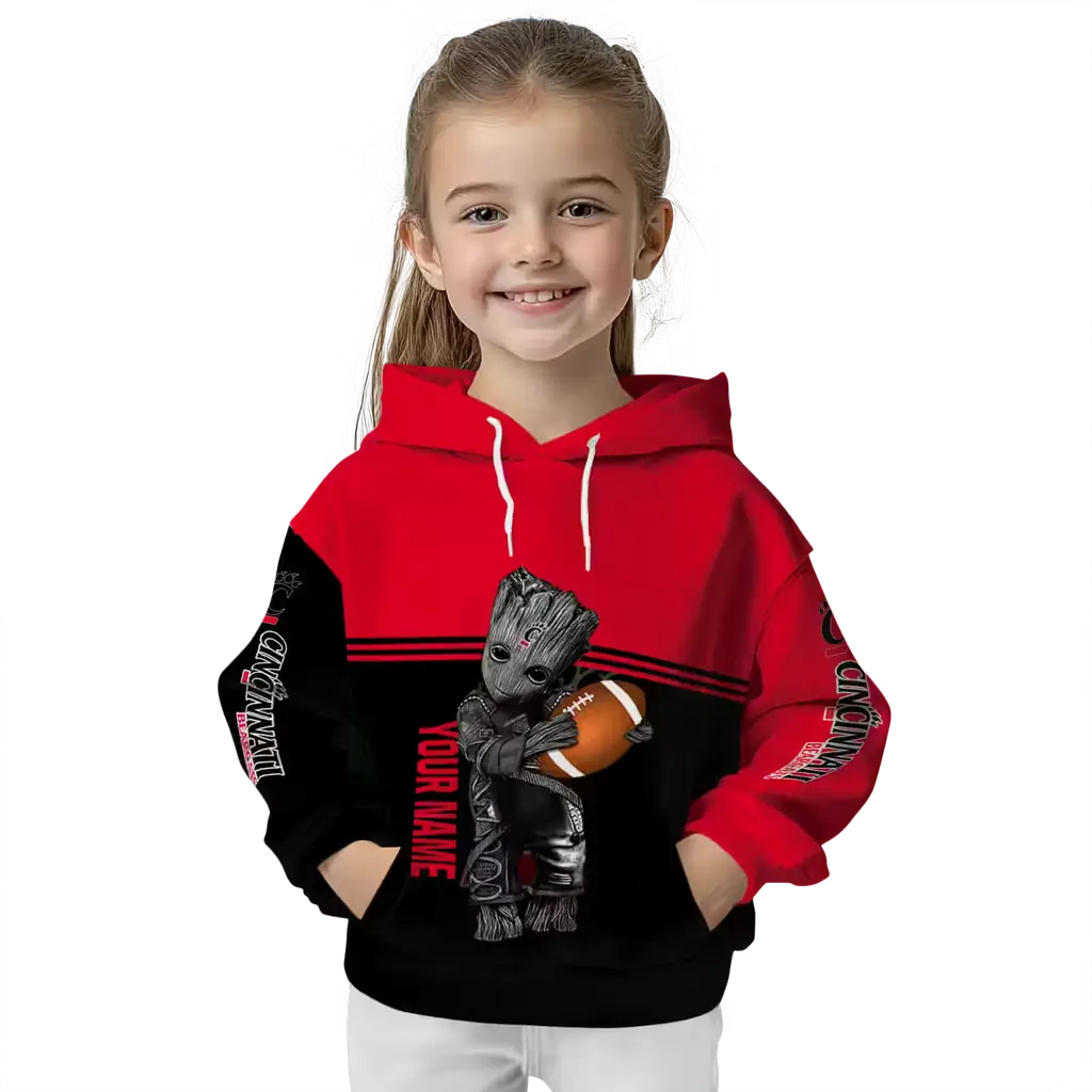 custom cincinnati bearcats baby groot red black hoodie top rated custom cincinnati bearcats baby groot red black hoodie top rated