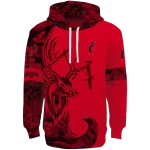 custom cincinnati bearcats deer silhouette red hoodie best selling