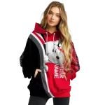 custom cincinnati bearcats peeking snoopy red hoodie best selling