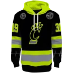 custom cincinnati bearcats safety motif black neon green hoodie best selling