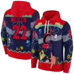 custom cincinnati bearcats spongebob patrick star red navy hoodie best selling