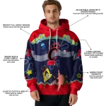 custom cincinnati bearcats spongebob patrick star red navy hoodie best selling