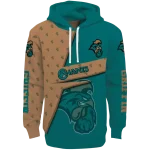 custom coastal carolina chanticleers abstract shape green hoodie best selling