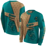 custom coastal carolina chanticleers abstract shape green hoodie best selling