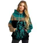 custom coastal carolina chanticleers grim reaper green black hoodie best selling