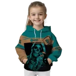custom coastal carolina chanticleers grim reaper green black hoodie best selling