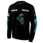 custom coastal carolina chanticleers punisher skull black hoodie best selling