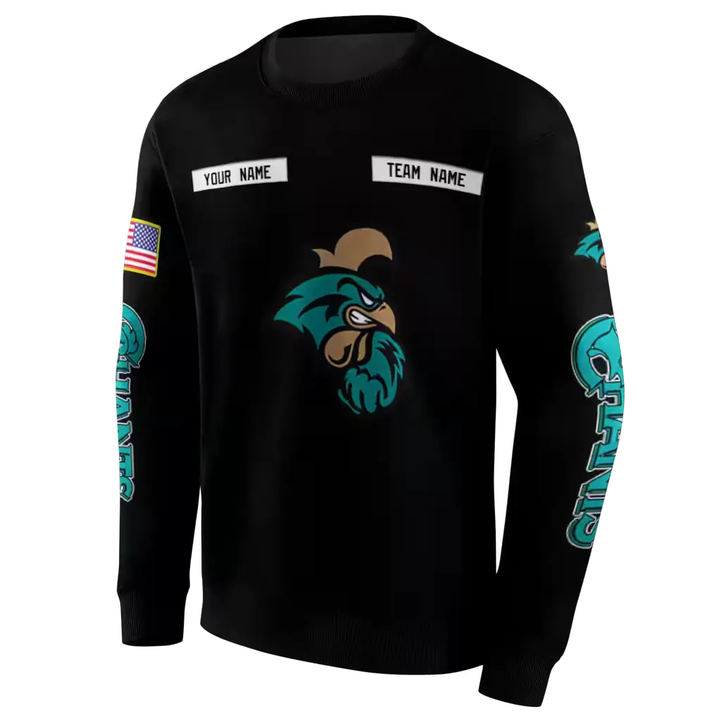 custom coastal carolina chanticleers punisher skull black hoodie new arrival custom coastal carolina chanticleers punisher skull black hoodie new arrival