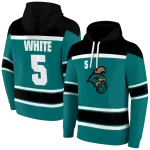 custom coastal carolina chanticleers striped pattern green hoodie best selling