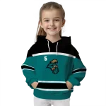 custom coastal carolina chanticleers striped pattern green hoodie best selling